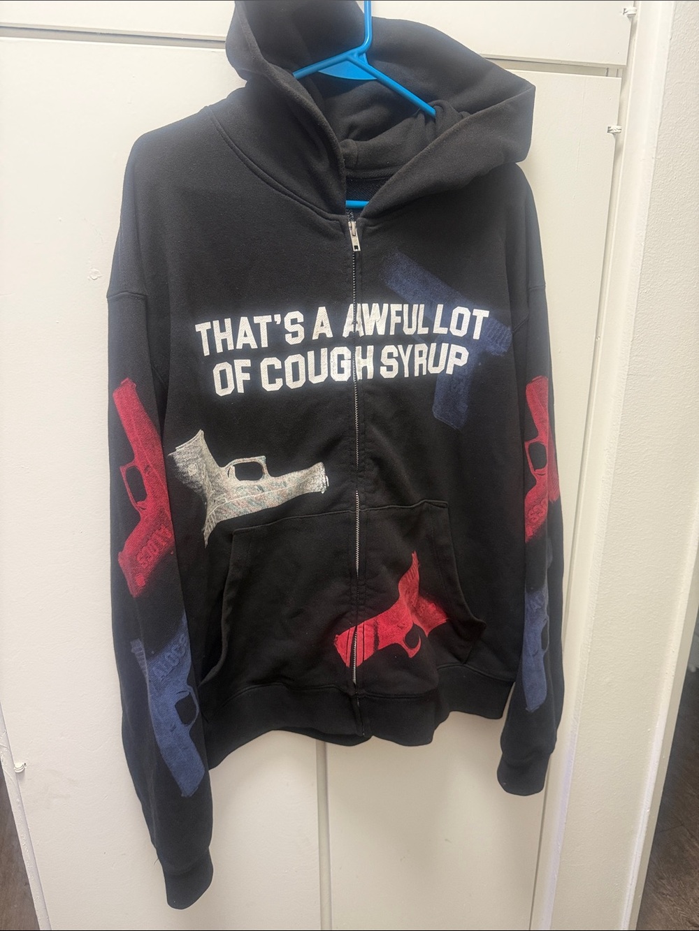 That’s A Awful Lot Of Cough Syrup black zip up